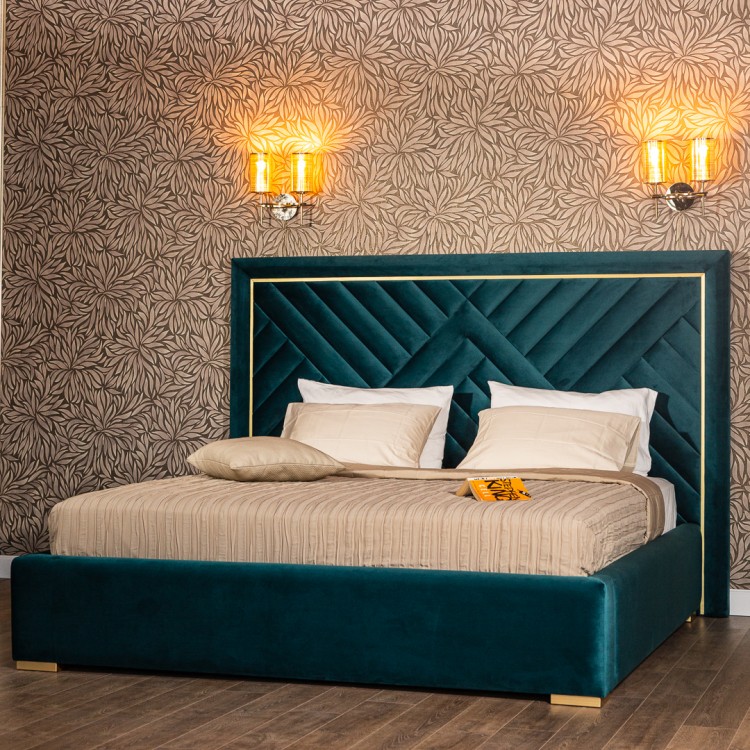 Дизайнерская кровать Manhattan Зеленая