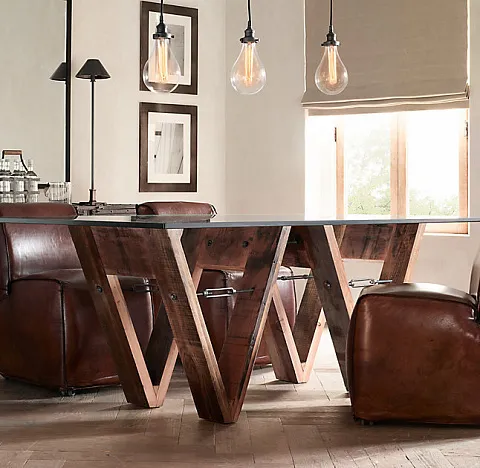 Стол журнальный Wood and Glass 243