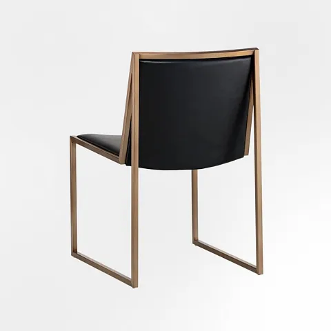 Дизайнерский стул для кухни Frame черный — дополнительное фото 3
