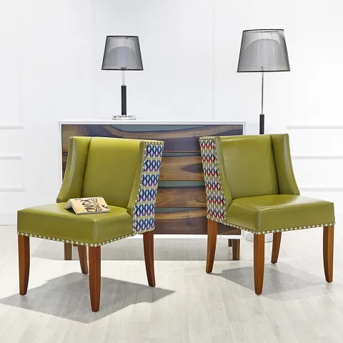 Дизайнерский стул для кухни Chameleo Olive оливковый — дополнительное фото 6