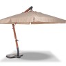 "Ливорно" зонт на деревянном основании складной бежевый