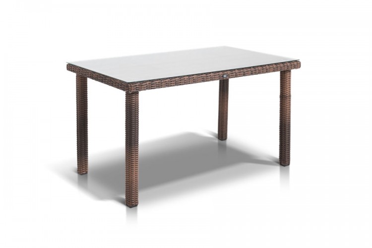 "Макиато" стол, круглое плетение, коричневый