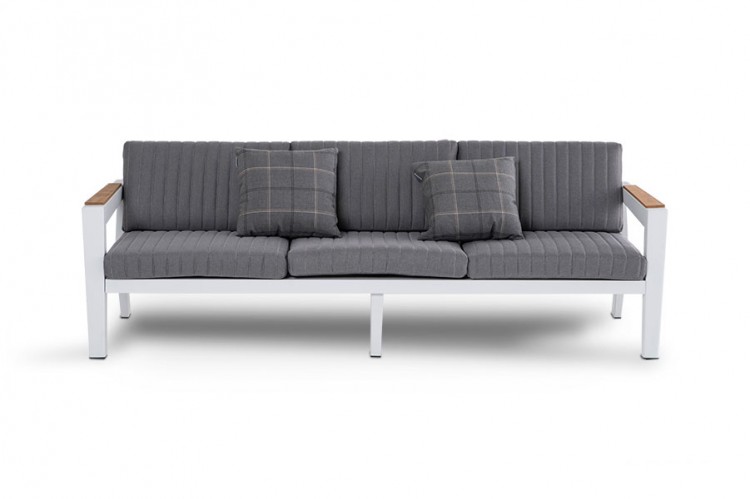 "Фореста" Трехместный диван из алюминия с подушками