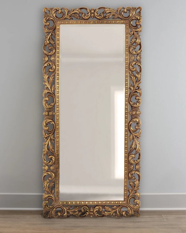 Напольное зеркало "Кингстон" 19c. Gold