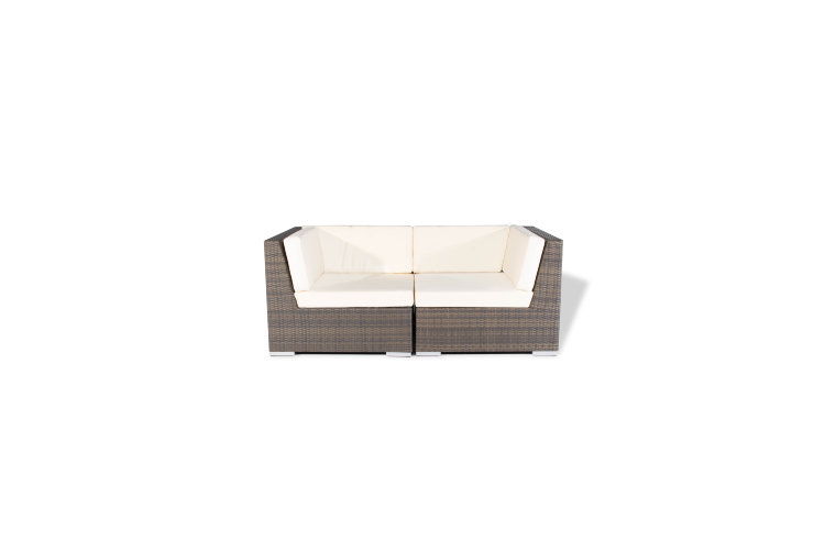 "Беллуно" модульный 2-местный диван из искусственного ротанга